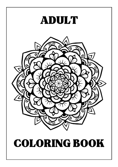 Adult Mandala Coloring Book